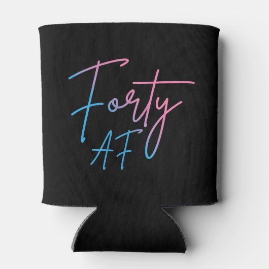 フォーティAF II -誕生日ギフト 缶クーラー (裏面)