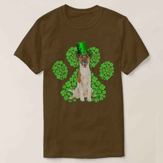 フォーテリアシャムロックポークローバーSt patricks day Tシャツ (デザイン正面)