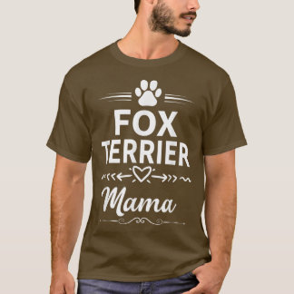 フォーテリアママ犬のオーナーギフトドッグママ Tシャツ