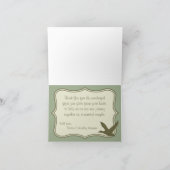 フォーデッドサンキューカードカントリーダック狩り素朴 サンキューカード (内部)