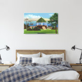 フォートアレンパークビューオブカスコベイ キャンバスプリント (インサイチュ (寝室))