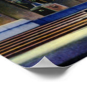 フォートウェイン・インディアナ阿部リンカーン像 ポスター (角)