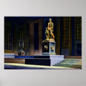 フォートウェイン・インディアナ阿部リンカーン像 ポスター (正面)