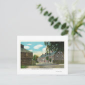 フォートウェストンとブロックハウスの外観 ポストカード (スタンド正面)