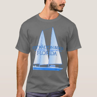 フォートウォルトンビーチフロリダコースタルセー航海のリング Tシャツ