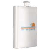 フォートウォルトンビーチフロリダサンパームツリーズ フラスク (右)