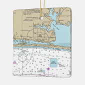 フォートウォルトンビーチ図 セラミックオーナメント (左)