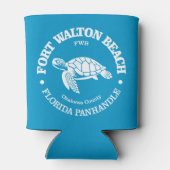 フォートウォルトンビーチ（ウミガメ） 缶クーラー (裏面)