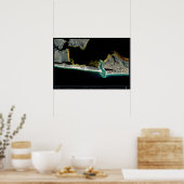 フォートウォルトンビーチ&デスティン,フロリダ衛星投稿 ポスター (キッチン)