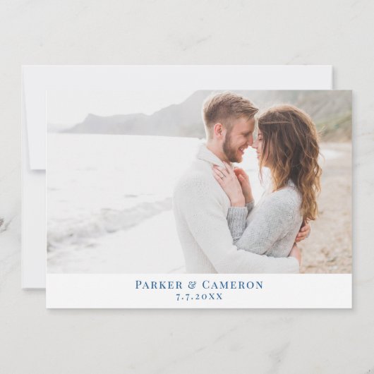 フォートエレガントマイヤーズ結婚フロリダの海軍地図 セーブザデート (裏面)