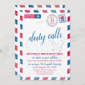 フォートキャンベルKY軍隊動態発表 招待状 (正面/裏面)