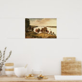 フォートクニハンセンからのハドソン川の眺め ポスター (キッチン)