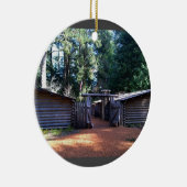 フォートクラトソップ、アストリア、オレゴン セラミックオーナメント (右)