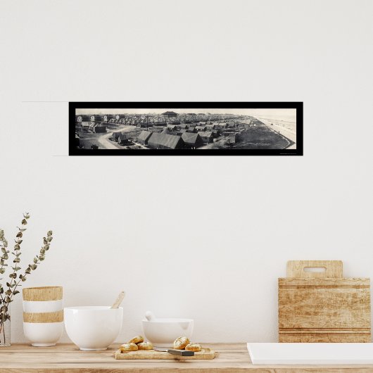 フォートクロケットテキサス州写真1915 ポスター (キッチン)