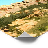 フォートコリンズコロラドホーストゥースロック ポスター (角)