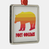 フォートコリンズコロラドレインボーベア メタルオーナメント (右)