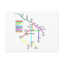 フォートコリンズ自転車地図はがき
