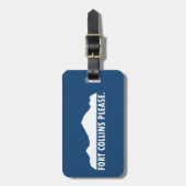 フォートコリンズ・コロラドお願い ラゲッジタグ (正面縦)