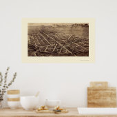 フォートコリンズ, COパノラママップ – 1899 ポスター (キッチン)