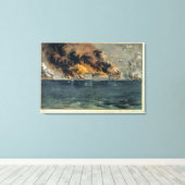 フォートサマー爆撃事件 キャンバスプリント (インサイチュ (ウッドフロア))