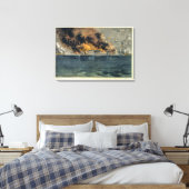 フォートサマー爆撃事件 キャンバスプリント (インサイチュ (寝室))