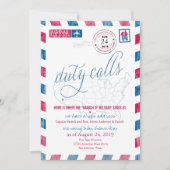 フォートサムヒューストン軍隊移動告知 招待状 (正面)