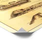 フォートシュマーの戦い – 南北戦争パノラマ ポスター (角)