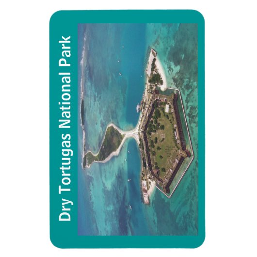 フォートジェファーソンドライトルトゥガス国立公園 マグネット (縦)