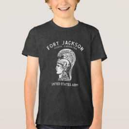 フォートジャクソン ヴィンテージ ホワイト トライブレンドTシャツ