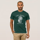 フォートジャクソン ヴィンテージ ホワイト Tシャツ (正面フル)