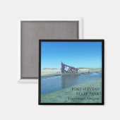 フォートスティーブンス州パークオレゴン2インチマグネット マグネット (正面/裏面)