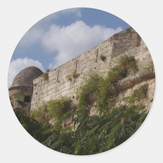 フォートステッカー ラウンドシール (正面)