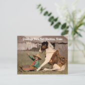 フォートストックトンからの挨拶,テキサス州葉書 ポストカード (スタンド正面)