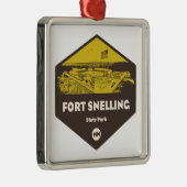フォートスネリング州パークミネソタ メタルオーナメント (右)