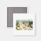 フォートスミス・アーカンソー州フリーブリッジ マグネット (正面/裏面)