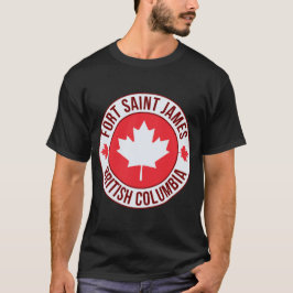 フォートセントジェームズ、カナダの都市Tシャツ | 旅行とH Tシャツ
