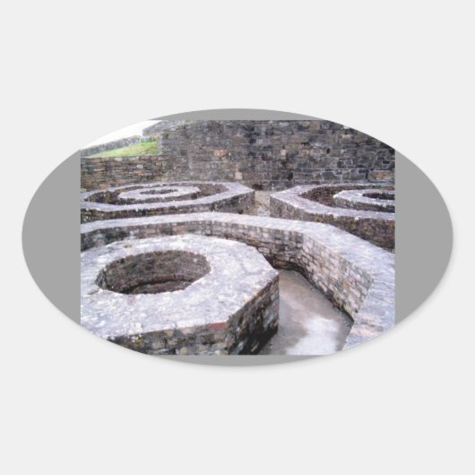 フォートチャールズ 楕円形シール (正面)