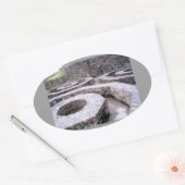 フォートチャールズ 楕円形シール (封筒)