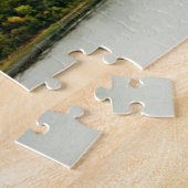 フォートティコンデロガレイクシャンプレーンアディロンダックス秋 ジグソーパズル (側面)