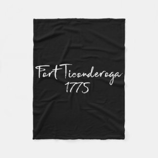 フォートティコンデロガ革命戦争1775ヘンリー・ノックス フリースブランケット