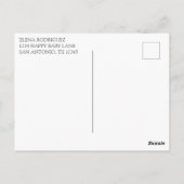 フォートデバウティスドゥクルスデオロフローラグラシアス ポストカード (裏面)