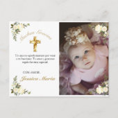 フォートデバウティスドゥクルスデオロフローラグラシアス ポストカード (正面)