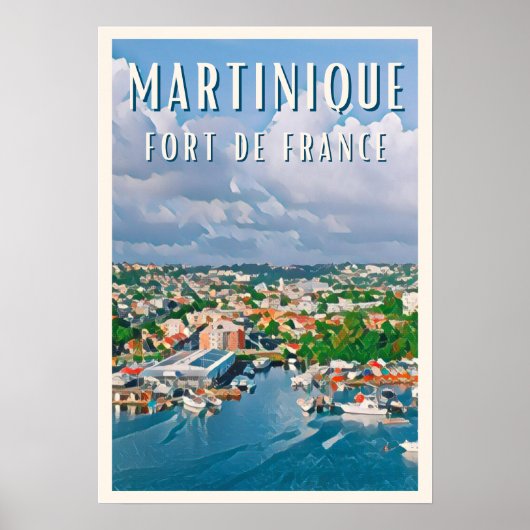 フォートデフランスフォトヴィンテージ ポスター (正面)