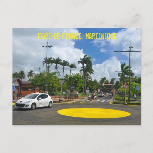 フォートデフランス。マルティニケ ポストカード (正面)