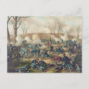 フォートドネルソンの南北戦争の戦い1862 ポストカード