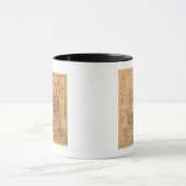 フォートドネルソンの戦い – 南北戦争パノラママ マグカップ (中央)