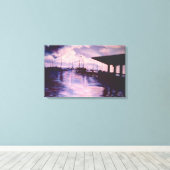 フォートドフランス港 キャンバスプリント (インサイチュ (ウッドフロア))