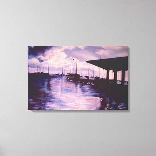 フォートドフランス港 キャンバスプリント (正面)