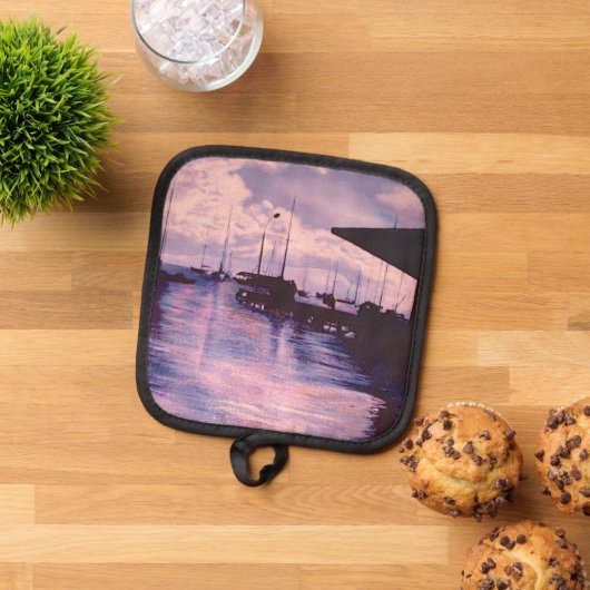 フォートドフランス港 鍋敷き (トップダウン)