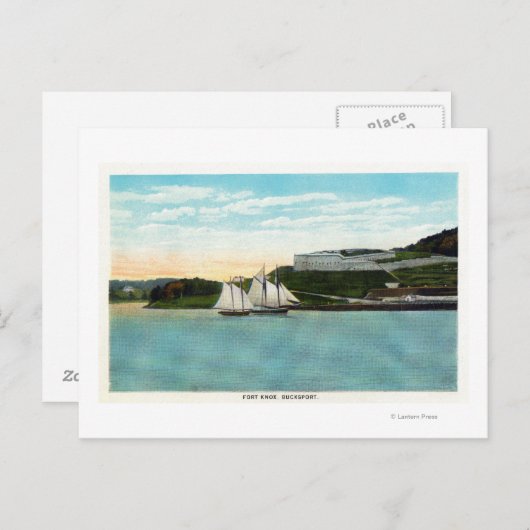 フォートノックスのウォーターフロントビュー ポストカード (正面/裏面)